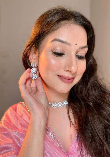 Kohinoor : Karwa Chauth Special Premium Quality AD Jadau Jewellery Set