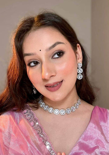 Kohinoor : Karwa Chauth Special Premium Quality AD Jadau Jewellery Set