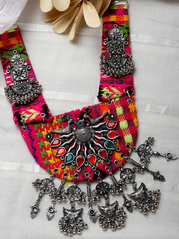 Handcrafted Fabric Necklace