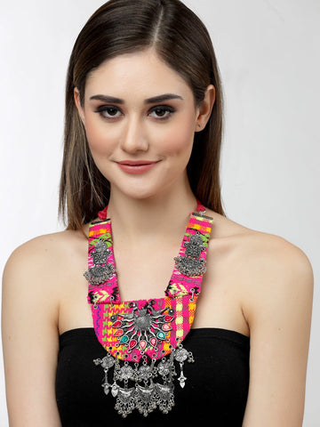 Handcrafted Fabric Necklace