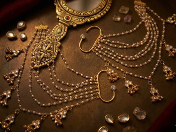 Anokhi Sahara Kashmiri Gold Plated Earcuffs