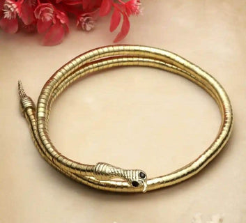 Naagin Wrap Around Flexible Spiral Coil Necklace/Bracelet/Hairaccessory