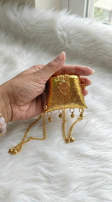 Mini Metallic Gold Coin Purse