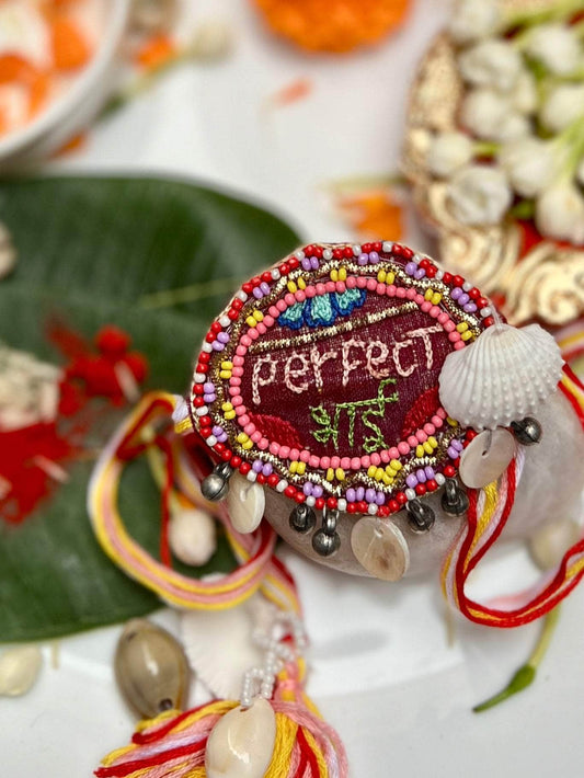Handcrafted Perfect Bro Rakhi With Roli-Chawal