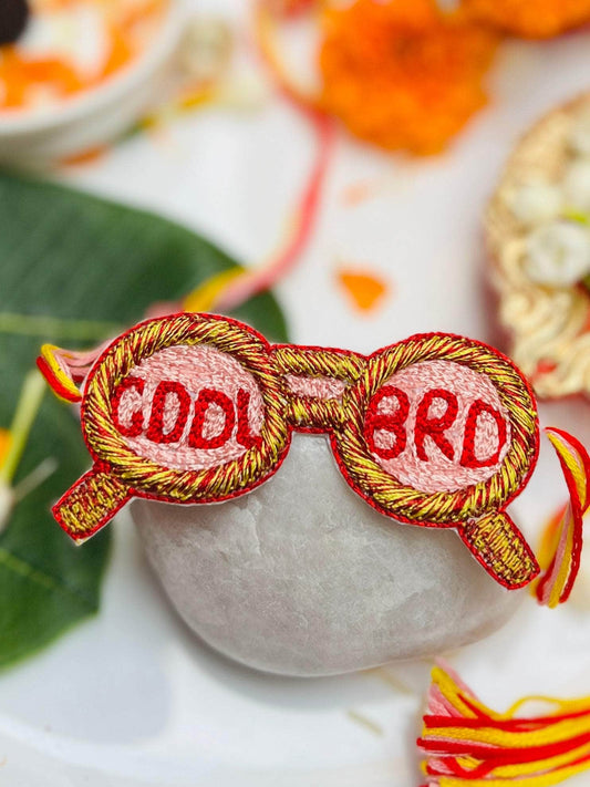 Handcrafted Cool Bro Goggles Rakhi With Roli-Chawal