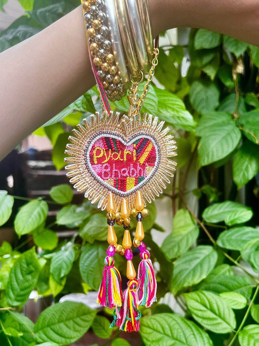 Handcrafted Pyari Bhabhi Lumba Rakhi With Roli-Chawal