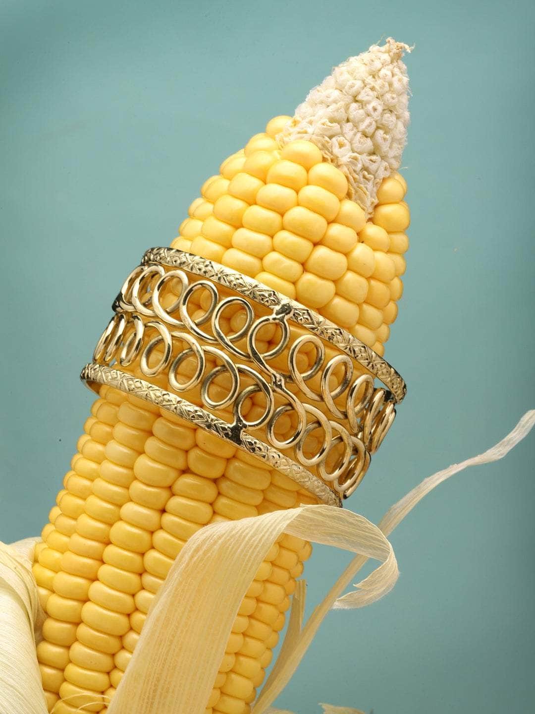 Gold Plated AntiTarnish Brass Cuff Bracelet