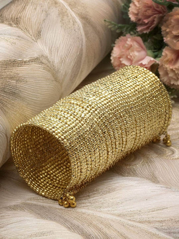 Gold Plated AntiTarnish Brass Cuff Bracelet