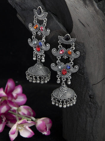 Women Dome Shaped Jhumkas Earrings