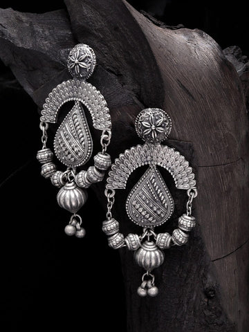 Silver-Plated Classic Drop Earrings