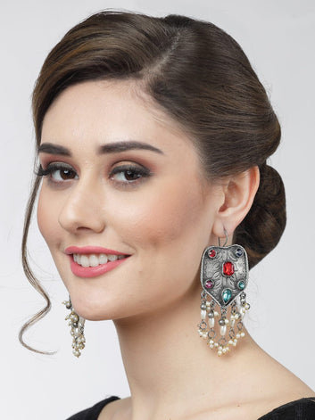 Pearl Studded Quirky Earrings