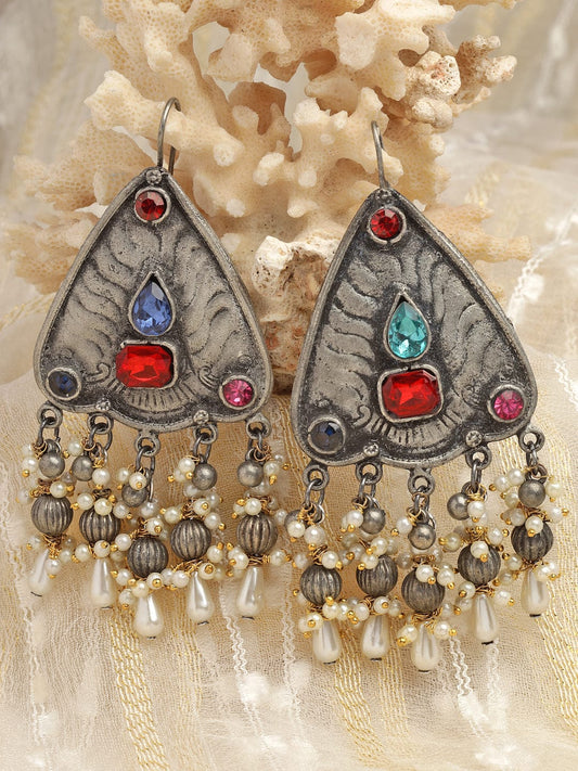 Pearl Studded Quirky Earrings