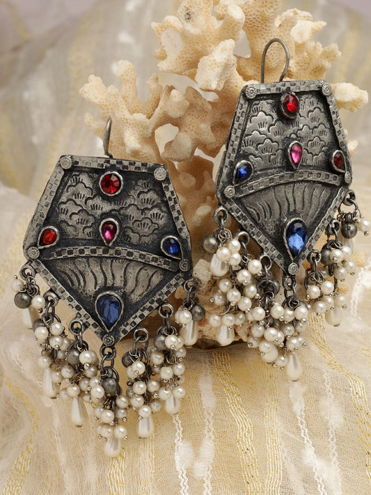 Pearl Studded Quirky Earrings