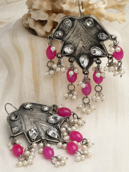 Pearls Studded Quirky Earrings