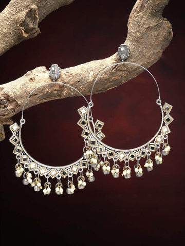 Classic Mirror Studded Chandbalis