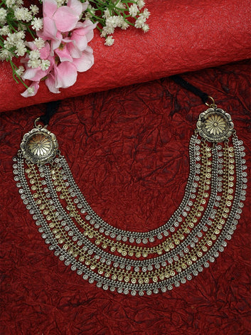 Gold-Plated & Silver-Toned Layered Necklace