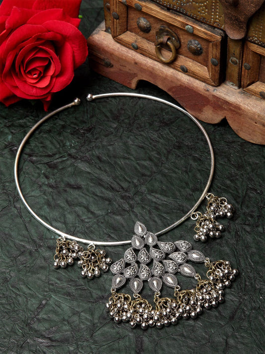 Brass Gold-Plated Choker Necklace