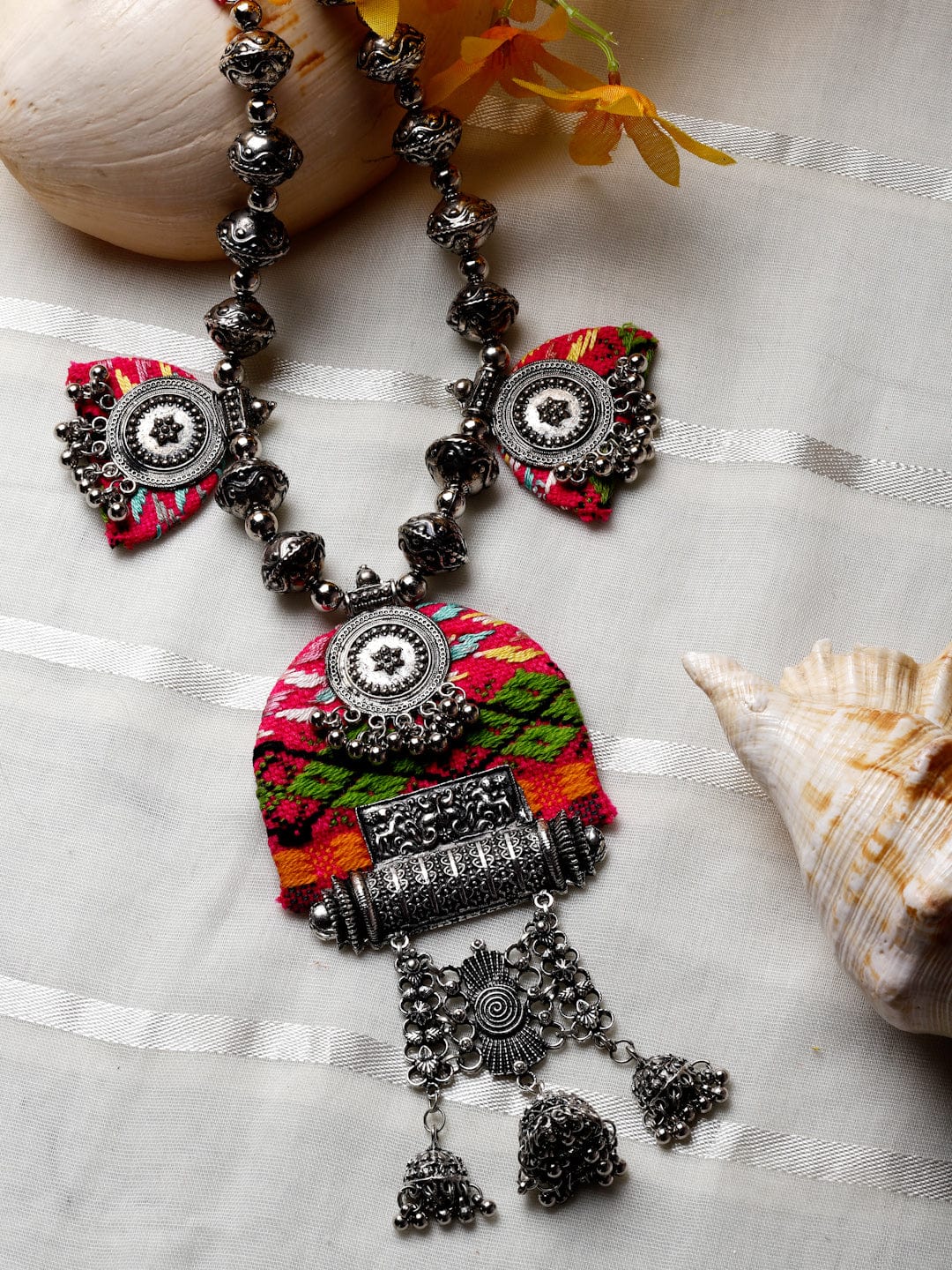 Handcrafted Fabric Necklace