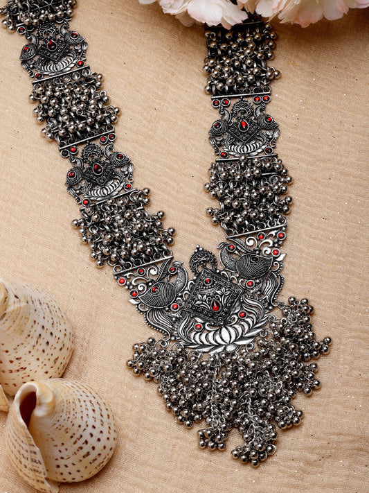 Brass Silver-Plated Necklace