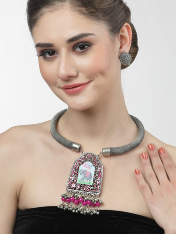 Silver-Plated Jewellery Set
