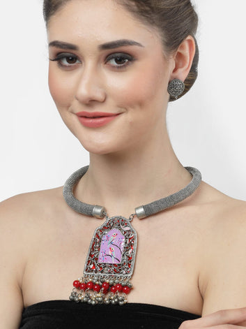 Silver-Plated Jewellery Set