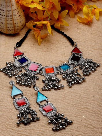 Silver-Plated Jewellery Set