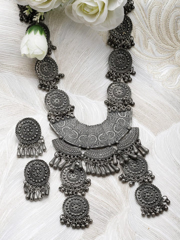 Antique Banjara Oxidised Jewellery Set