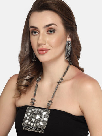 Oxidised Antique Jewellery Set