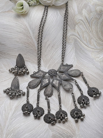 Oxidised Jewellery Set