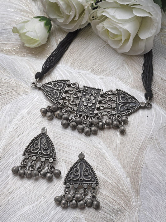 Afghan Oxidised Jewellery Set