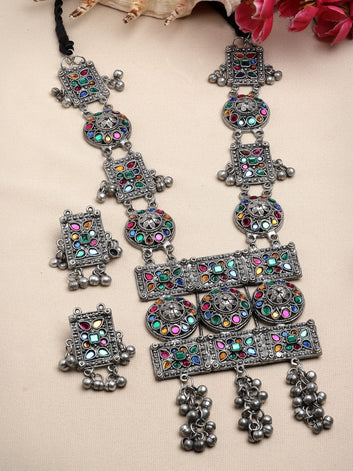 Stones Studded Alizeh Jewellery Set